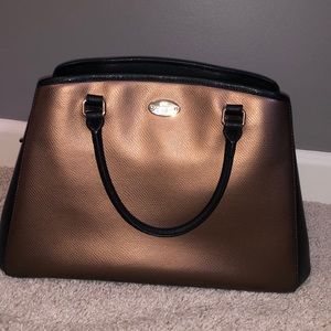 Bronze Coach Purse/Tote Bag